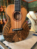 ALL NEW 2021 Kamoa® E5-T - Tenor Authentic Polynesian Tattoo Ebony (100% Solid Wood) SOLD
